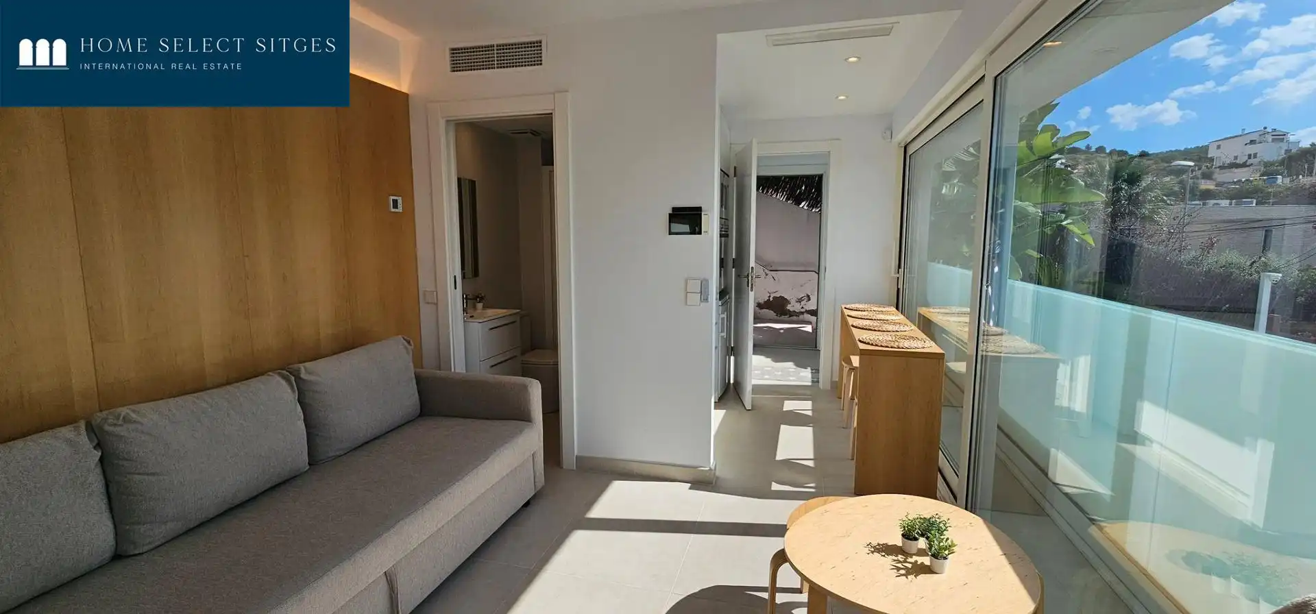 Sala d'estar de Casa o xalet de lloguer en Sitges amb Piscina comunitària