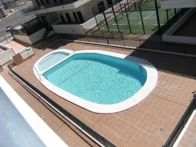 Swimming pool of Flat for sale in Elche / Elx  with Air Conditioner, Parquet flooring and Terrace