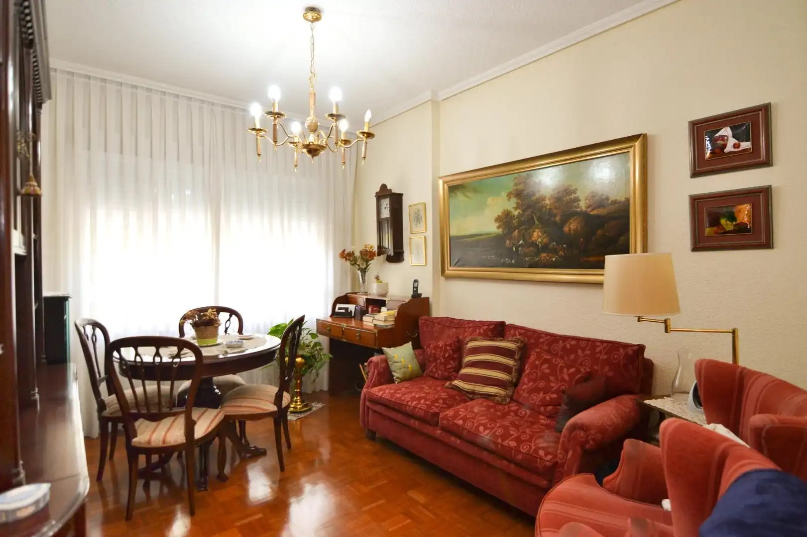 Wohnzimmer von Wohnung zum Verkauf in Madrid mit Heizung und Parkett