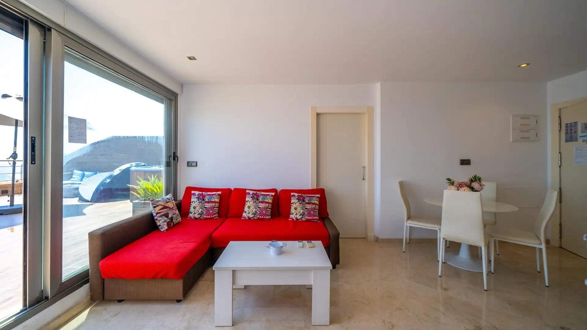 Living room of Attic for sale in Alicante / Alacant  with Air Conditioner, Heating and Terrace
