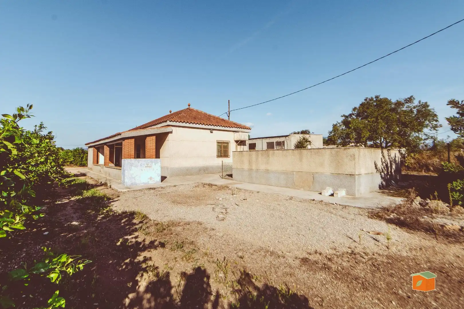 Vista exterior de Finca rústica en venta en Santa Bàrbara con Trastero y Amueblado