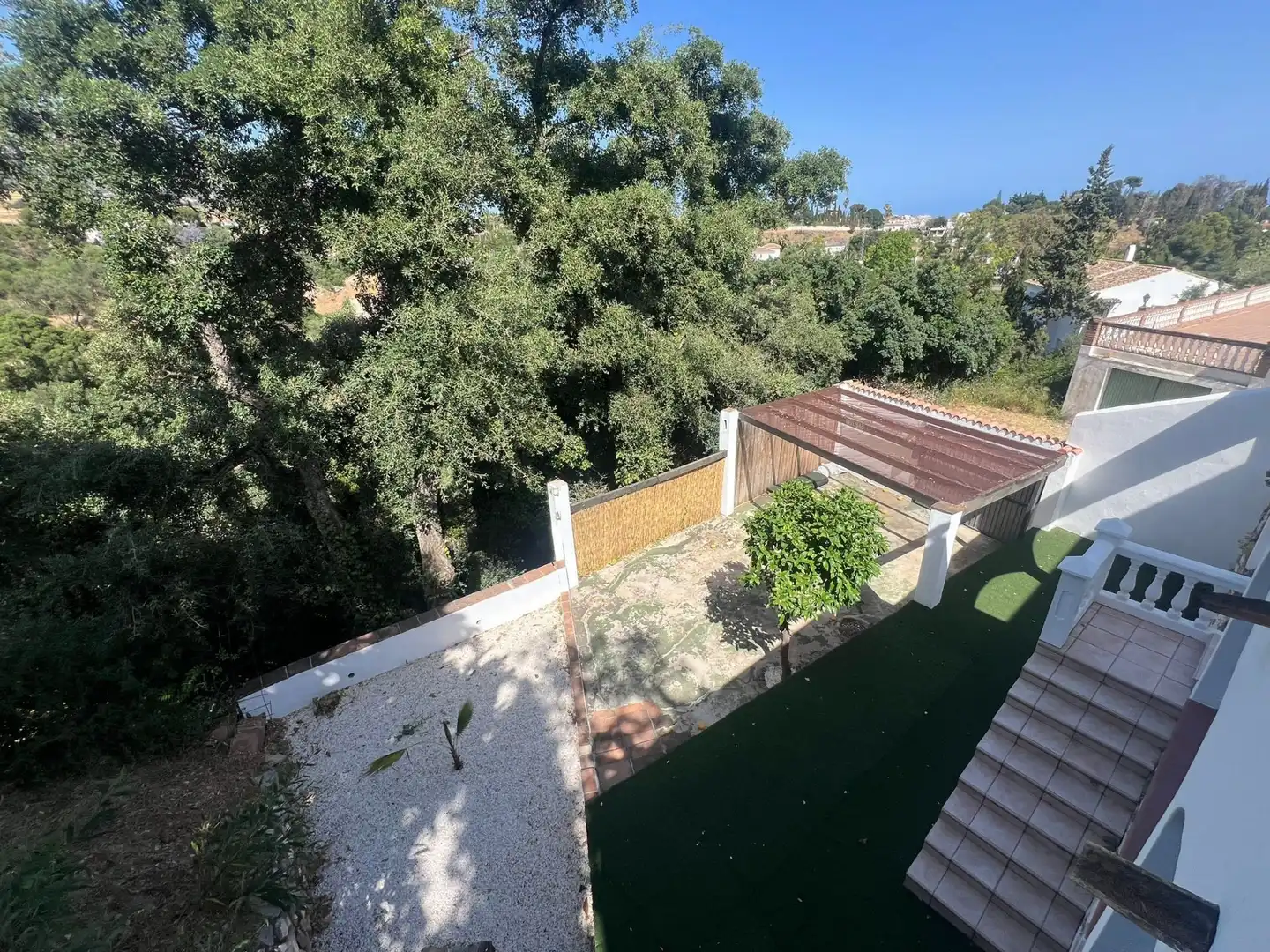 Garden of Houses for sale in Mijas  with Air Conditioner, Terrace and Swimming Pool