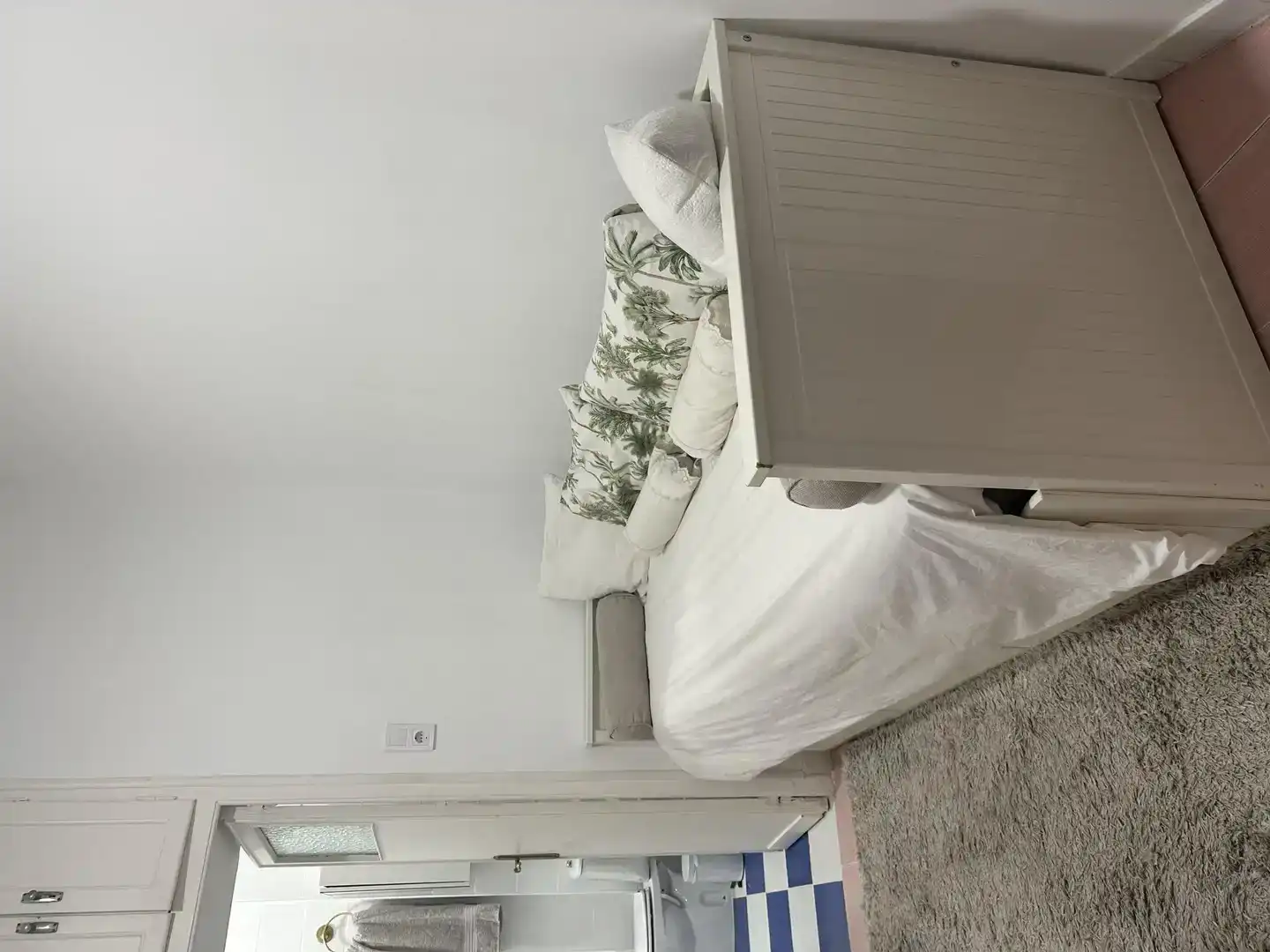 Schlafzimmer von Wohnung zur Miete in  Madrid Capital mit Klimaanlage