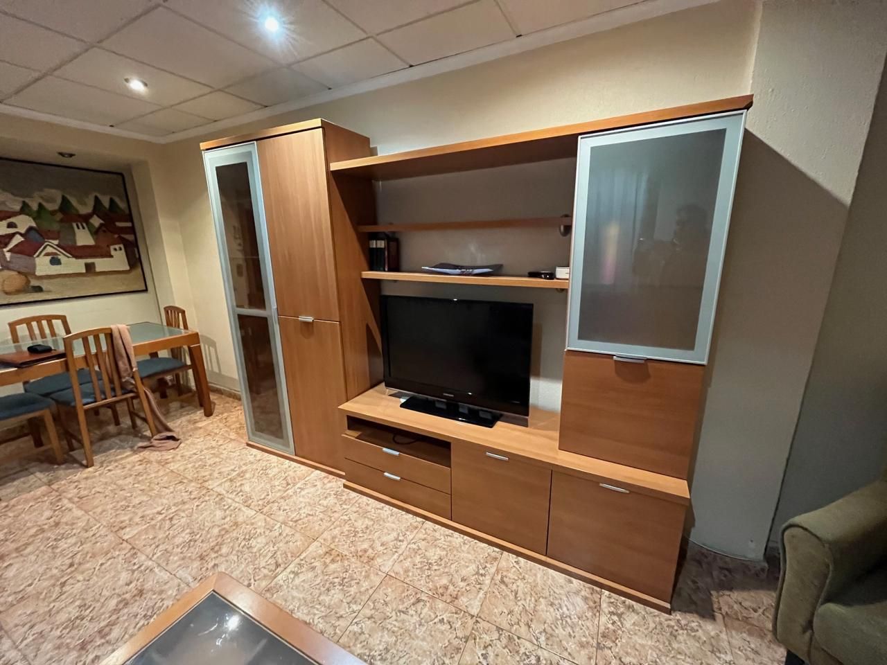 Living room of Flat for sale in  Zaragoza Capital  with Heating and Furnished