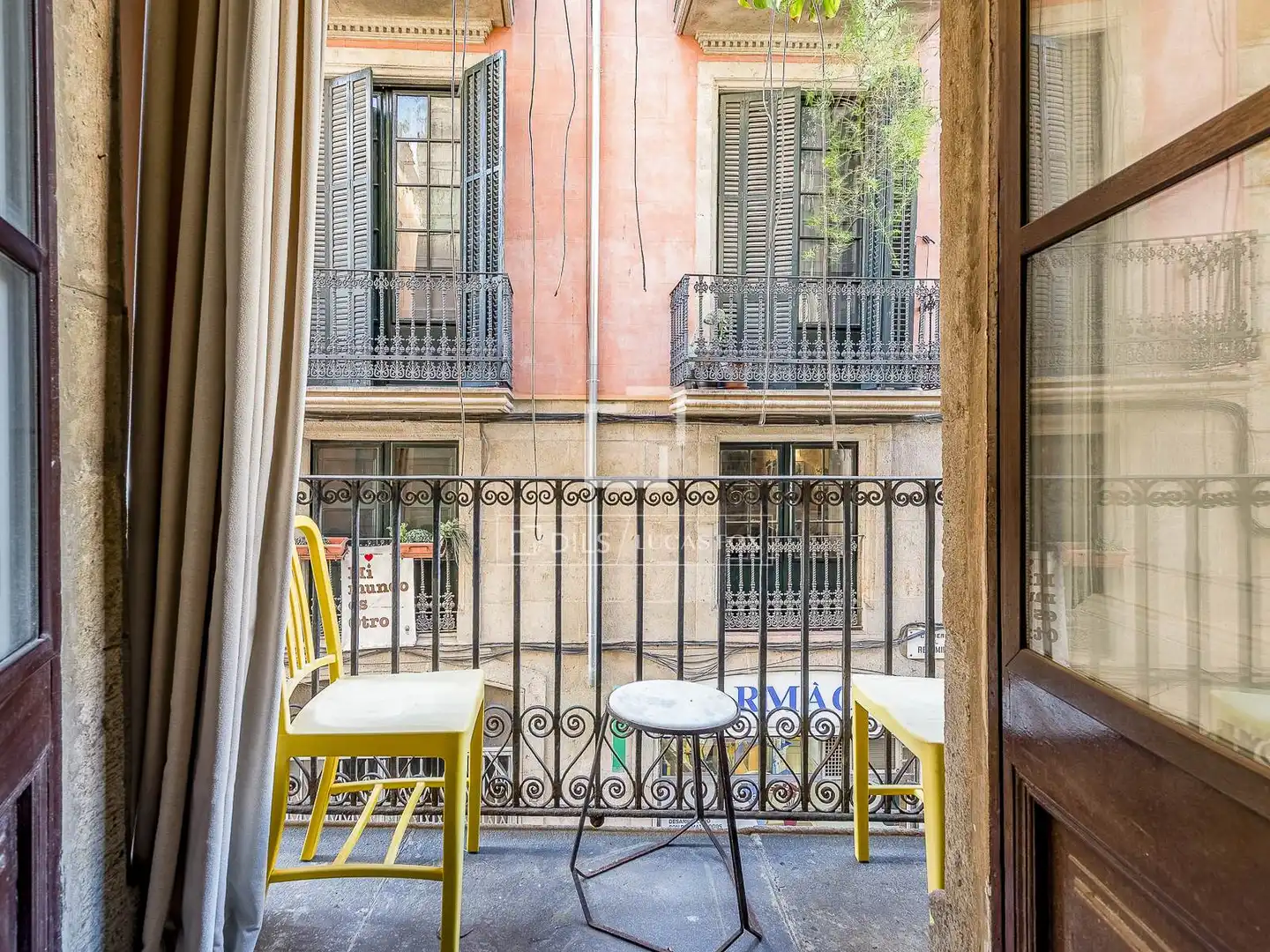 Balcony of Flat for sale in Barcelona  with Air Conditioner, Terrace and Balcony