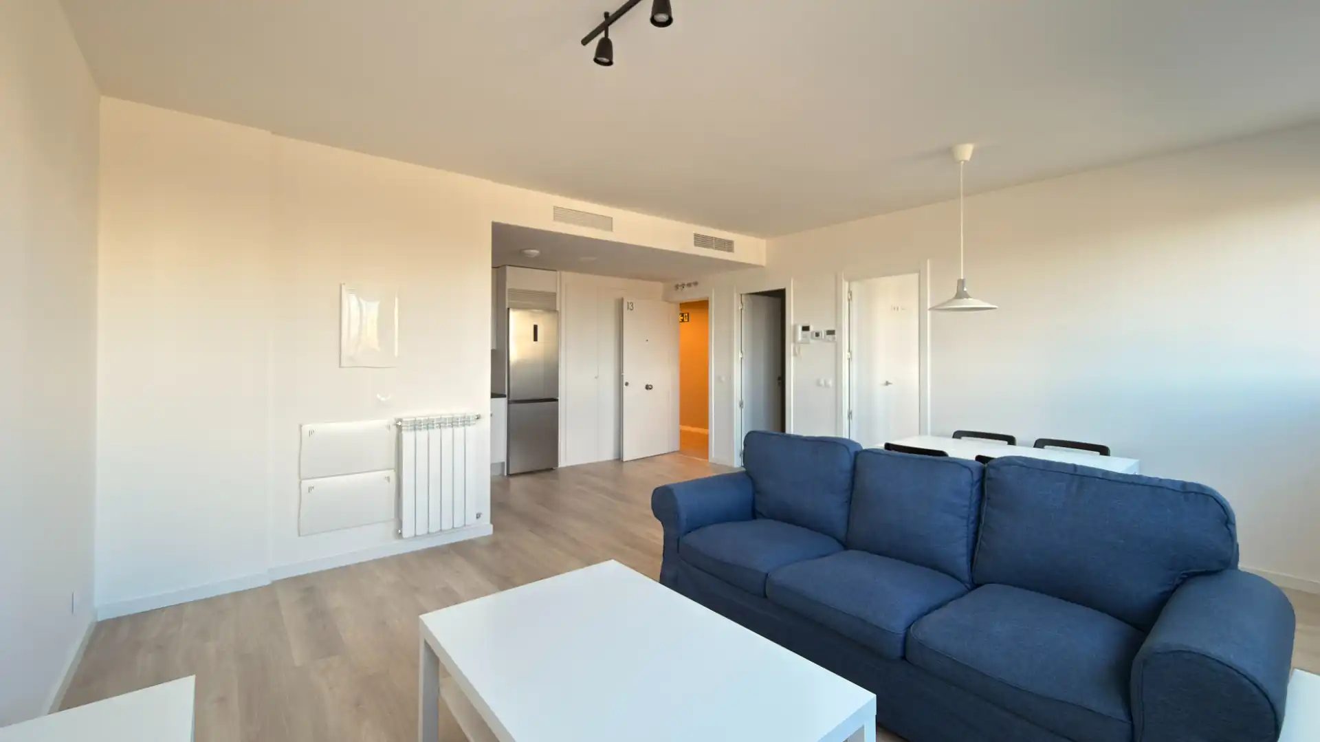 Wohnzimmer von Wohnungen zur Miete in Tres Cantos mit Klimaanlage, Heizung und Terrasse