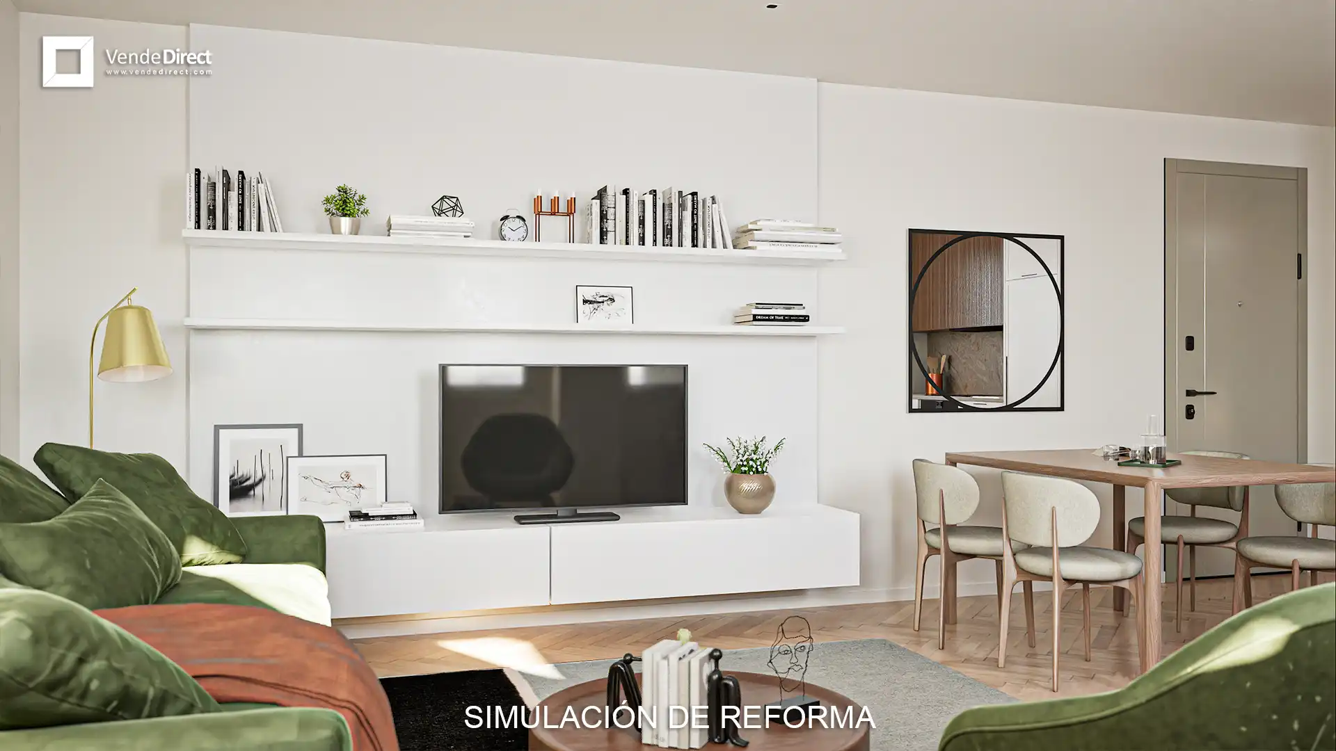 Sala de estar de Piso en venta en  Madrid Capital con Aire acondicionado, Calefacción y Terraza