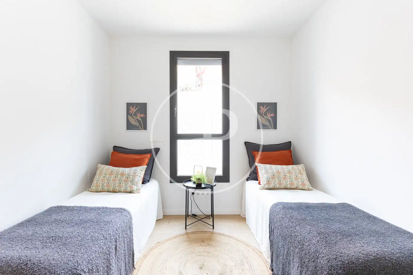 Schlafzimmer von Wohnung zum Verkauf in Sant Cugat del Vallès mit Klimaanlage, Heizung und Privatgarten
