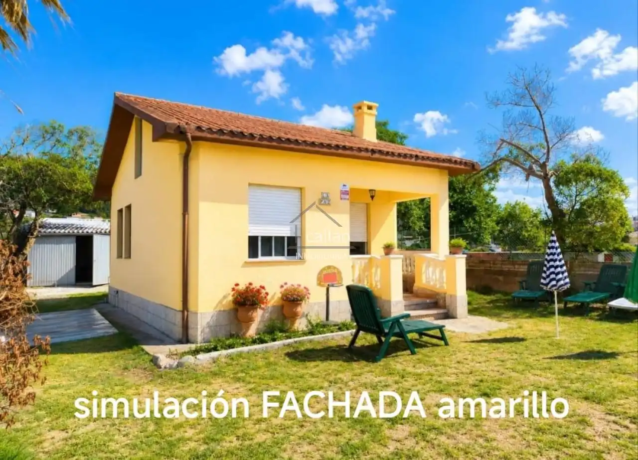 Vista exterior de Casa o chalet en venta en Ferrol con Jardín privado y Piscina
