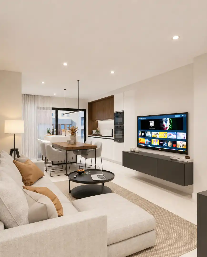 Wohnzimmer von Wohnung zum Verkauf in Las Palmas de Gran Canaria mit Abstellraum und Ofen