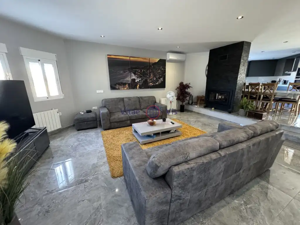 Sala de estar de Casa o chalet en venta en Lorca con Terraza, Piscina y Internet