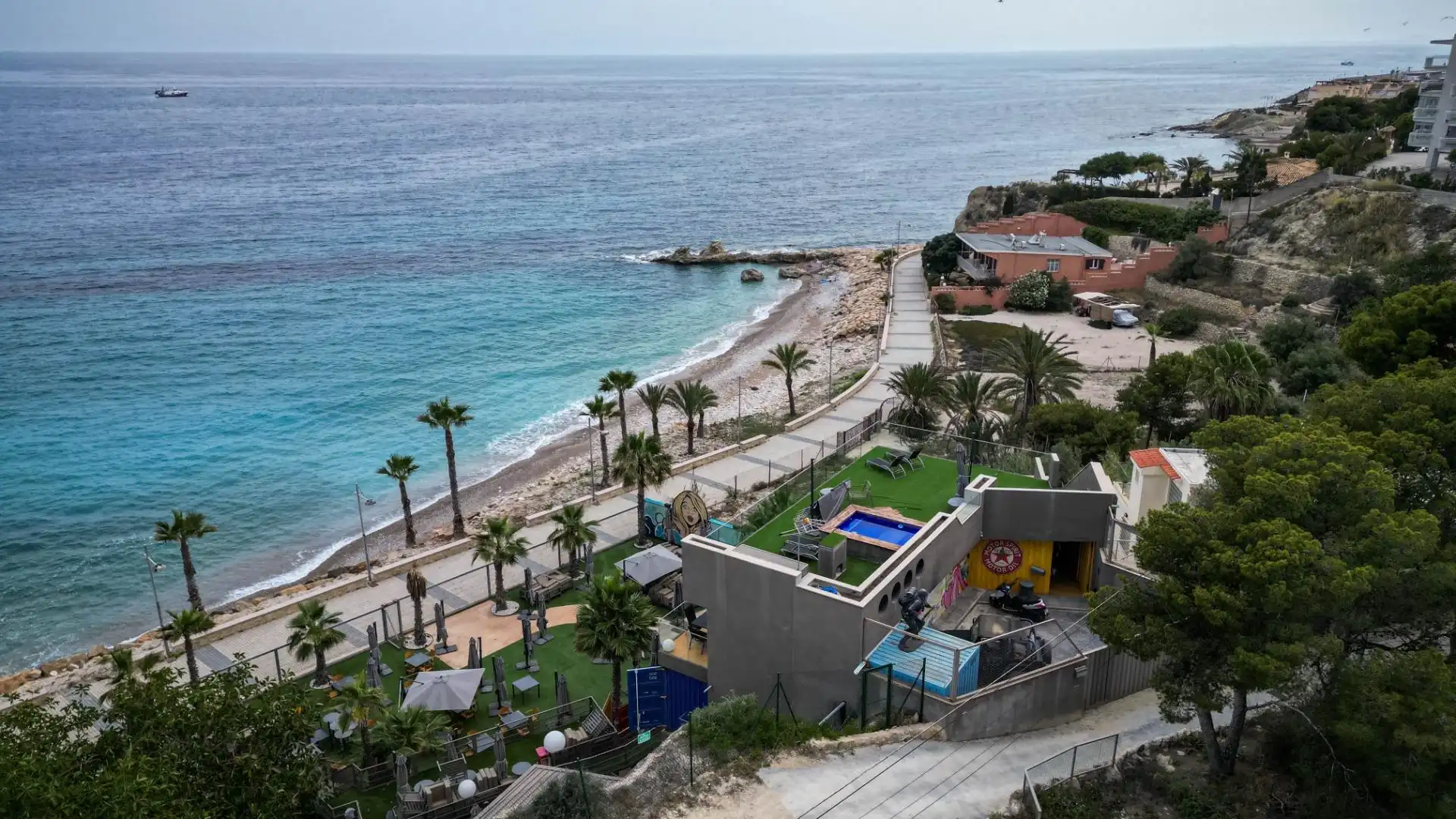 Vista exterior de Casa o chalet en venta en Villajoyosa / La Vila Joiosa con Aire acondicionado, Jardín privado y Terraza