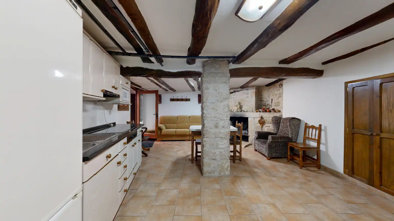 Cocina de Casa o chalet en venta en Ujué / Uxue con Calefacción, Parquet y Terraza