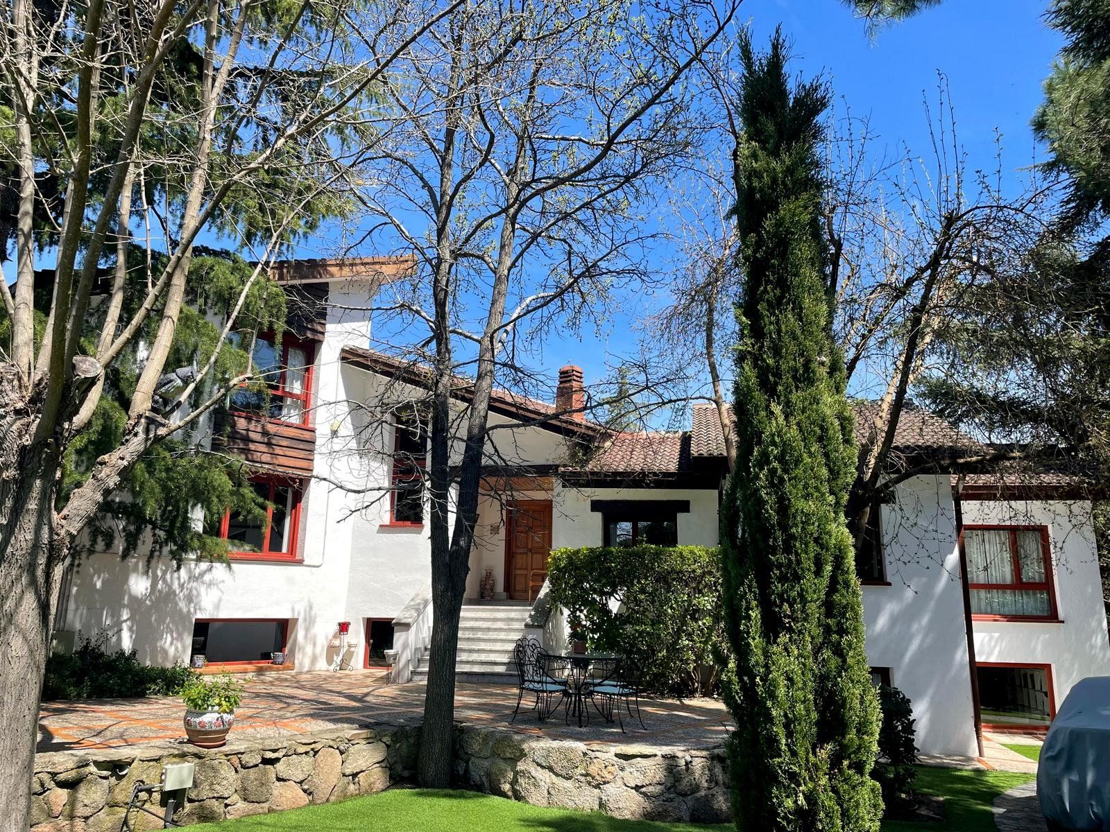 Exterior view of House or chalet for sale in Torrelodones  with Heating, Parquet flooring and Swimming Pool