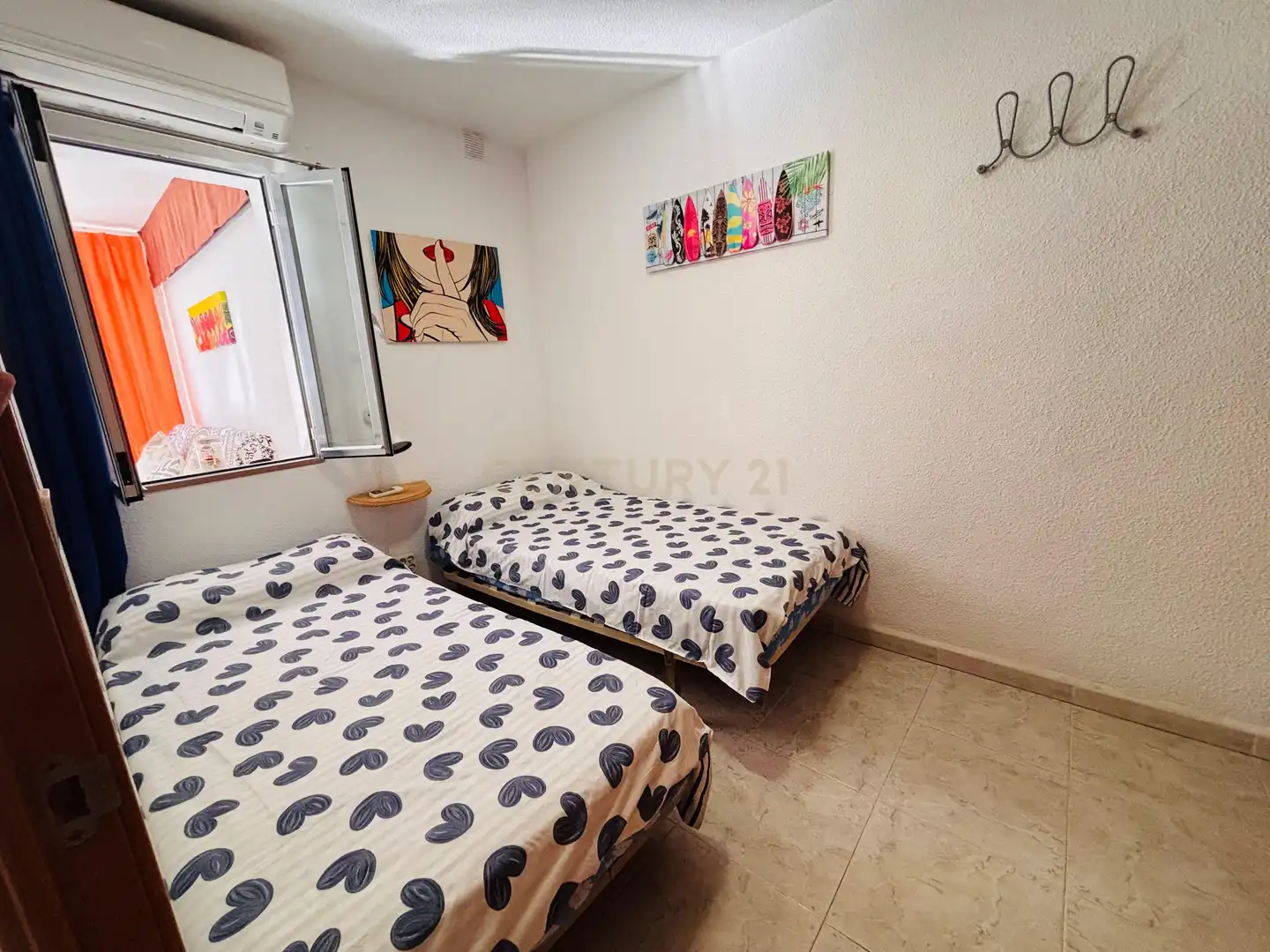 Habitación de Apartamento de alquiler en Calpe / Calp con Aire acondicionado, Lavadora y Microondas