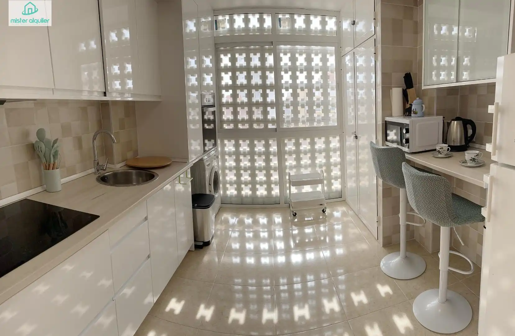 Kitchen of Apartments for rent in El Campello  with Air Conditioner, Terrace and Furnished