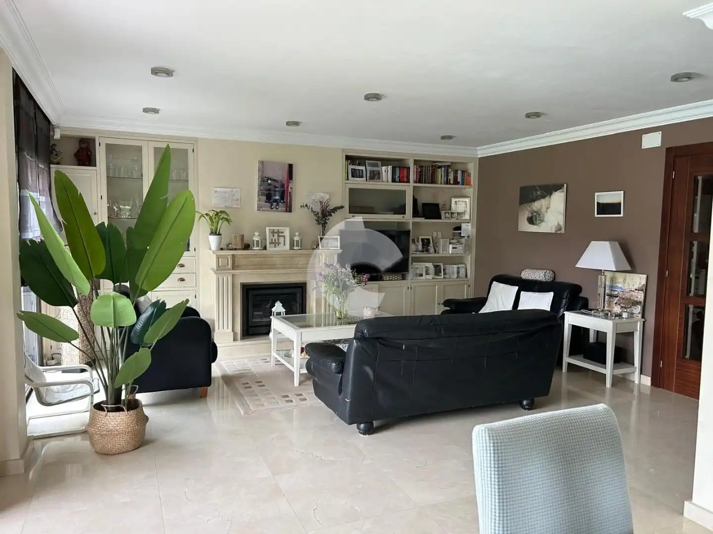 Sala de estar de Casa o chalet en venta en San Cibrao das Viñas con Calefacción, Jardín privado y Piscina