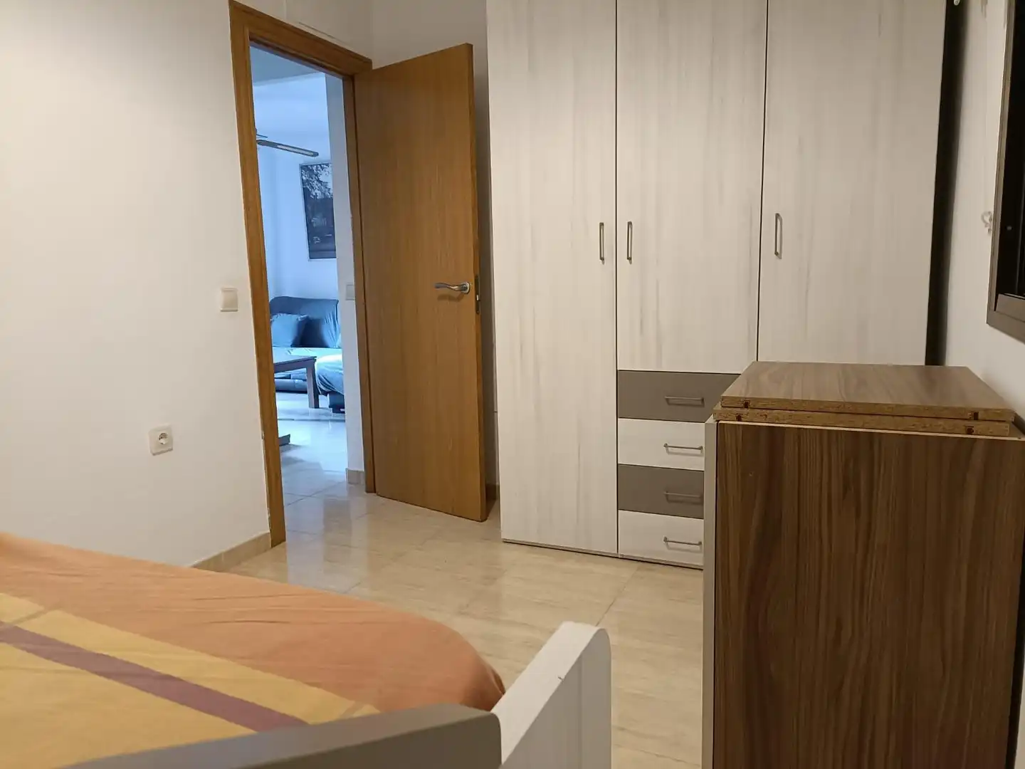Bedroom of Flat for rent in Roquetas de Mar  with Terrace, Furnished and Community pool