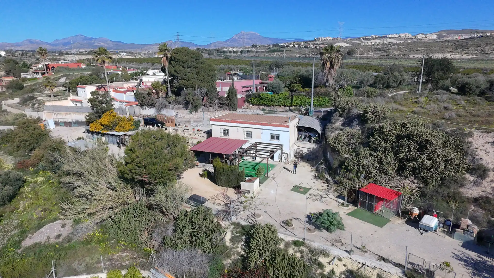 Vista exterior de Finca rústica en venta en Mutxamel con Aire acondicionado, Jardín privado y Horno
