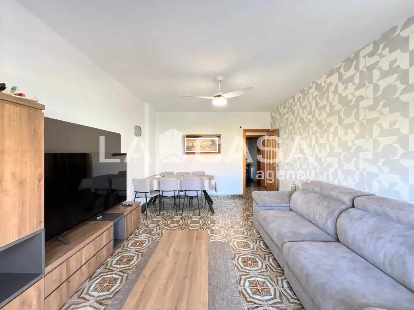 Wohnzimmer von Wohnung zum Verkauf in Badalona mit Heizung und Balkon