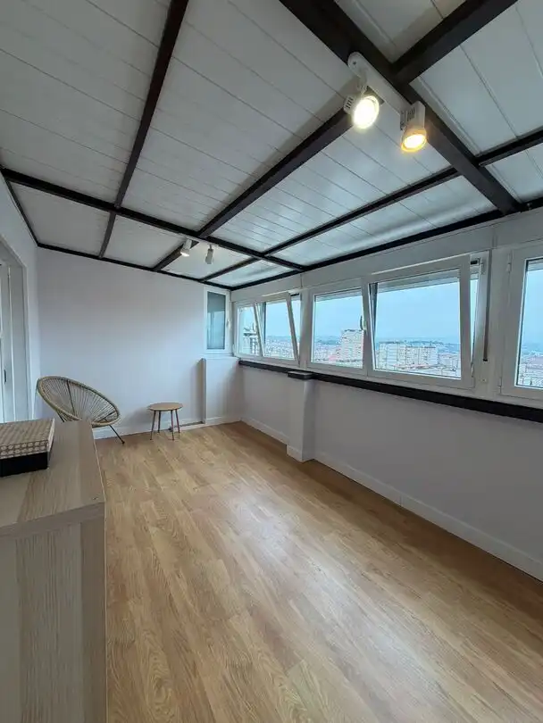 Schlafzimmer von Wohnung zur Miete in Gijón  mit Heizung und Terrasse