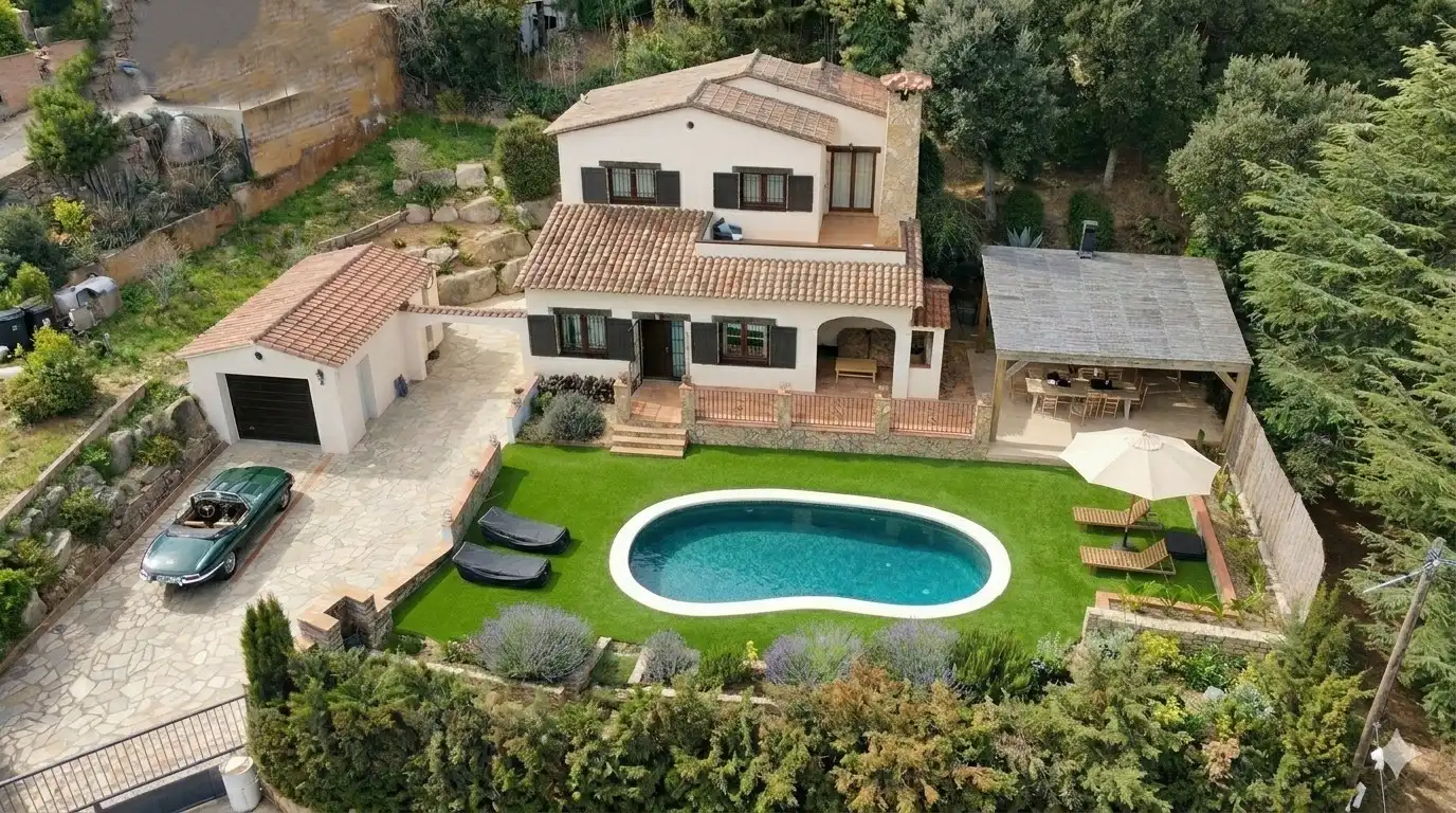 Jardín de Casa o chalet en venta en Calonge i Sant Antoni con Aire acondicionado, Calefacción y Jardín privado