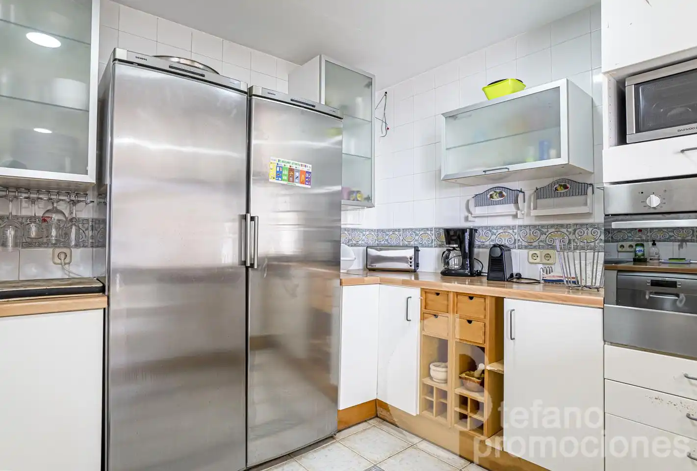 Cocina de Casa o chalet en venta en Rincón de la Victoria con Aire acondicionado, Jardín privado y Terraza