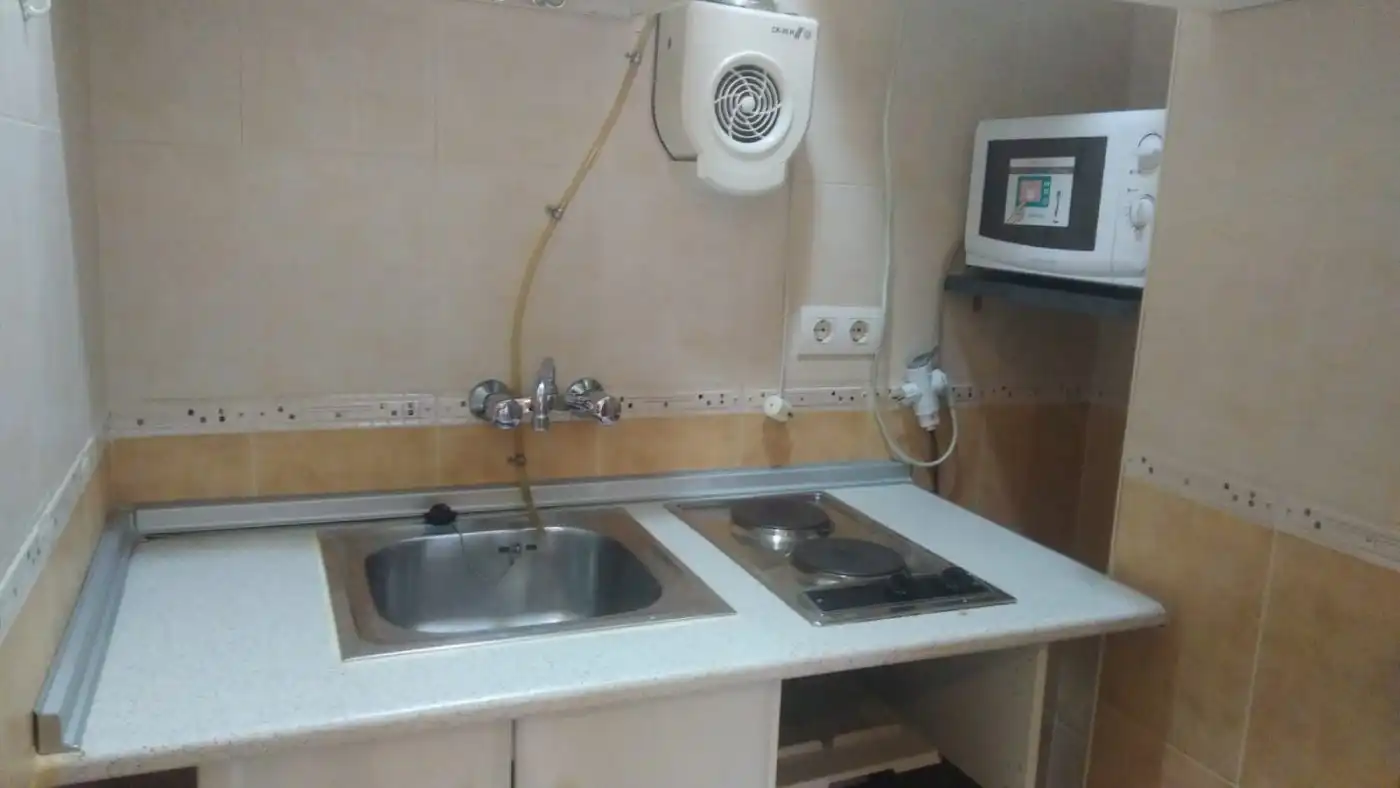Kitchen of Study for rent in Granada  with Heating and Furnished