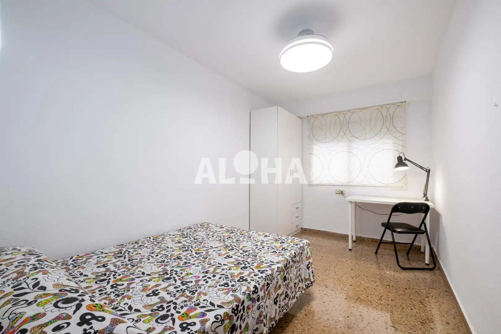 Bedroom of Flat for rent in Moncada  with Air Conditioner, Furnished and Balcony