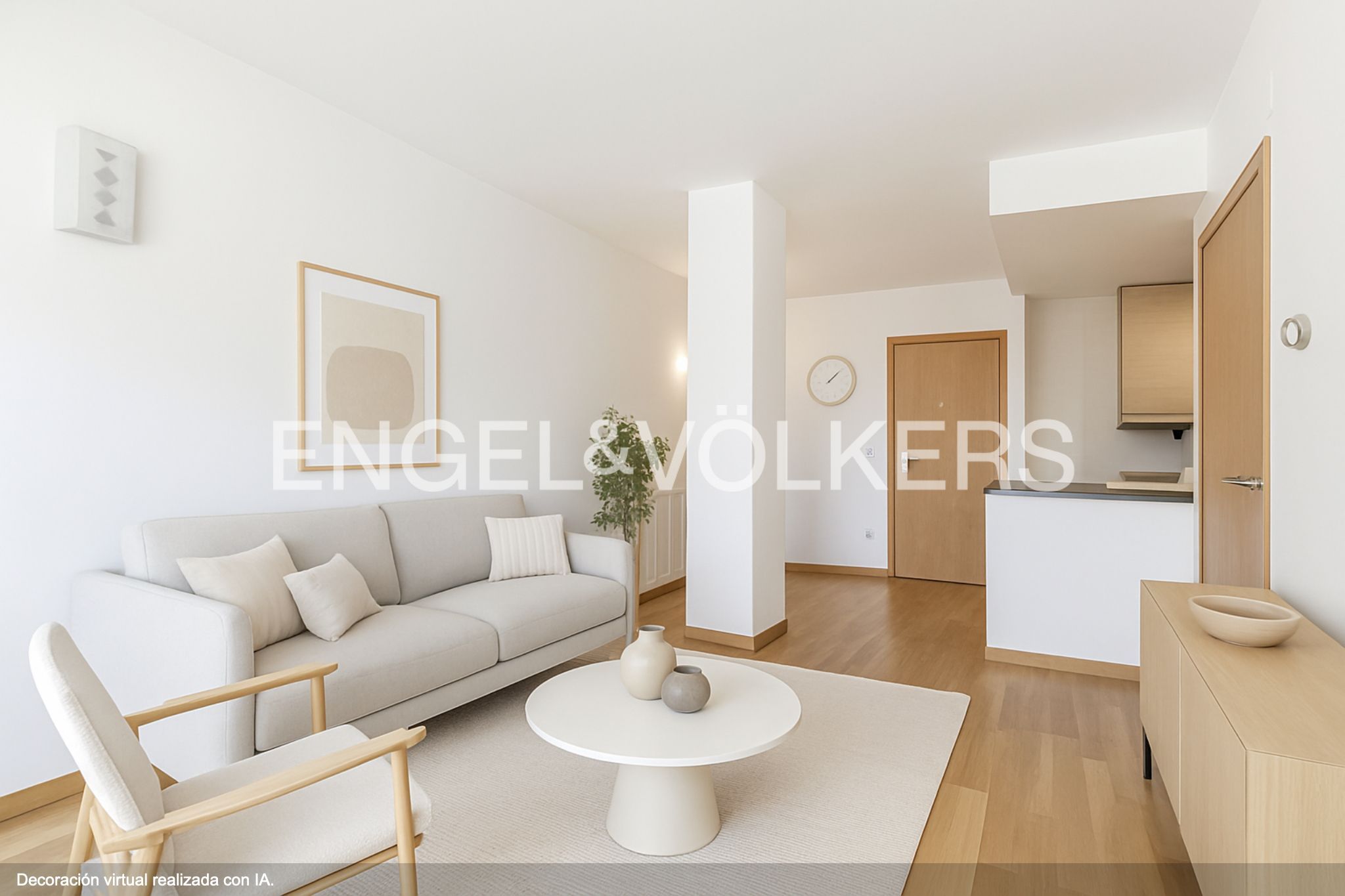 Living room of Apartment for sale in Sant Antoni de Vilamajor  with Heating, Private garden and Parquet flooring