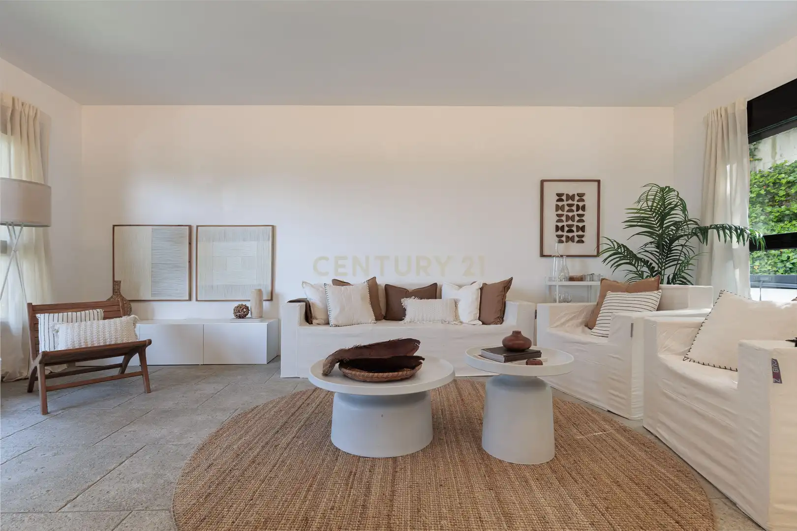Sala d'estar de Casa o xalet en venda en Sant Cugat del Vallès amb Aire condicionat, Jardí privat i Traster