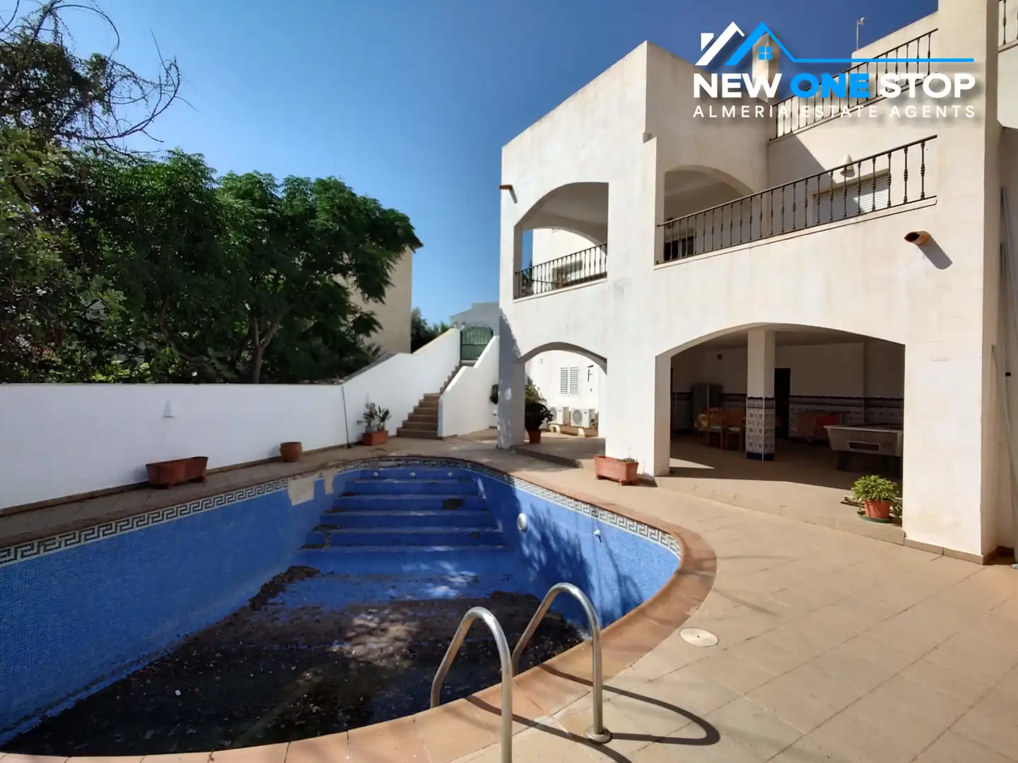 Piscina de Casa o chalet en venta en Mojácar con Aire acondicionado, Jardín privado y Terraza