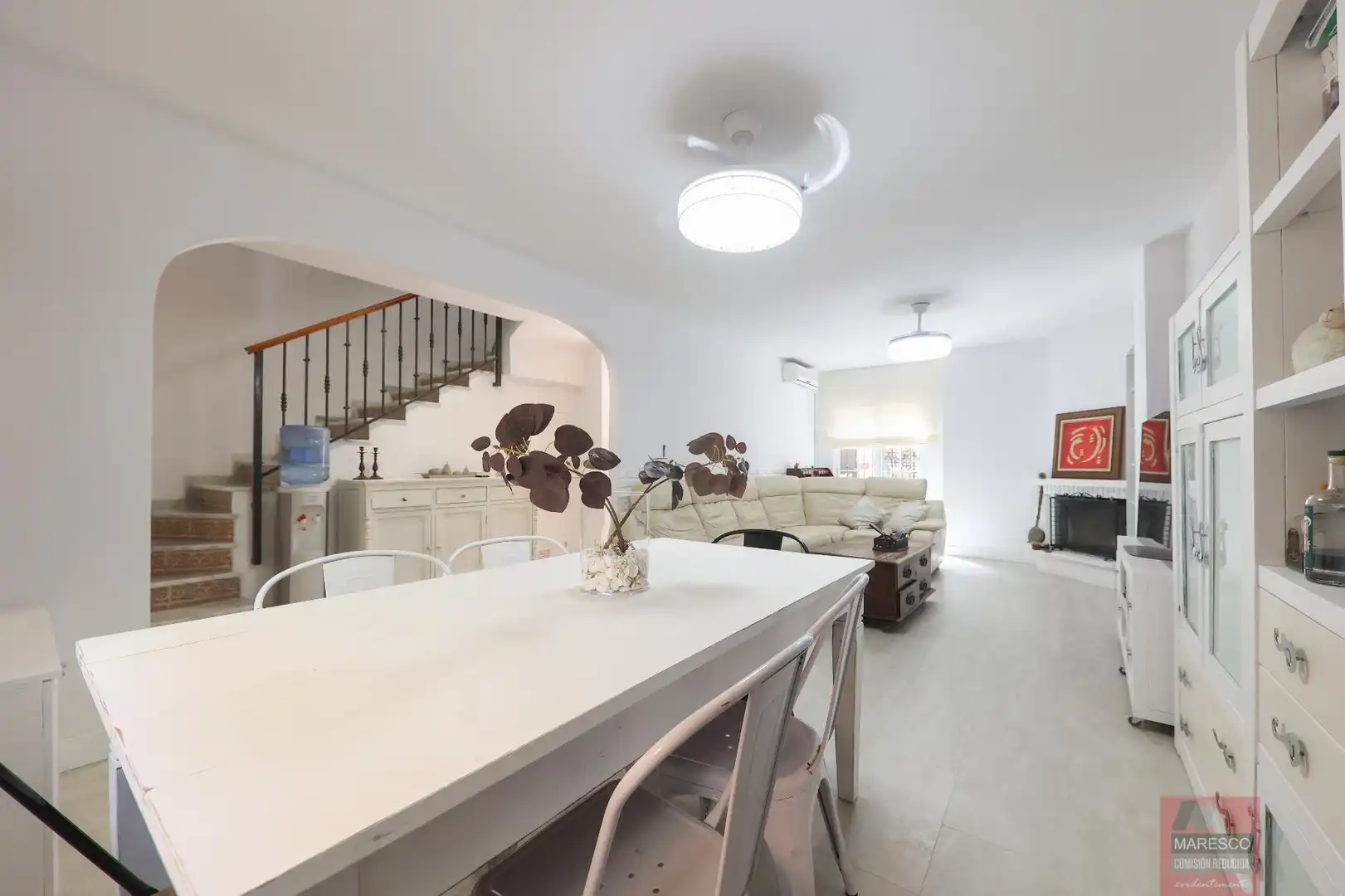 Dining room of Detached homes for sale in Mijas  with Air Conditioner, Heating and Terrace