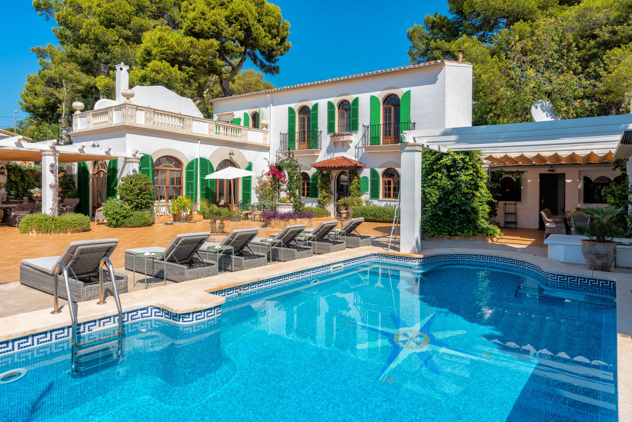 Piscina de Casa o chalet de alquiler en  Palma de Mallorca con Aire acondicionado, Piscina y Amueblado