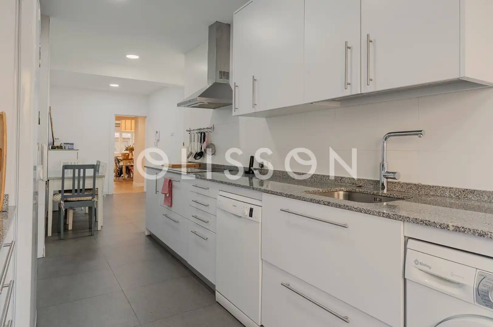 Kitchen of Flat for sale in Madrid  with Air Conditioner, Heating and Terrace