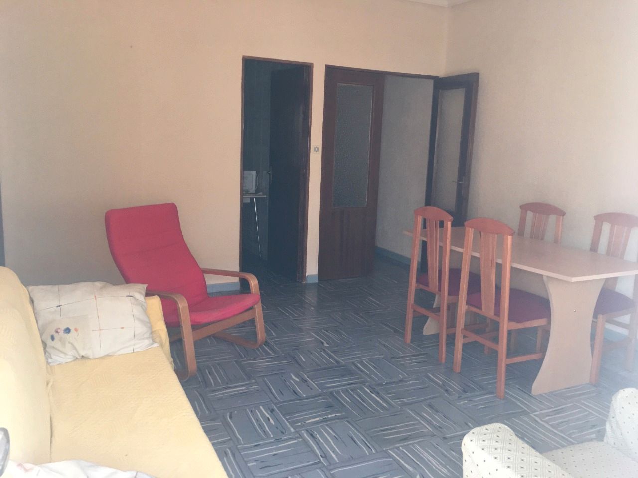 Sala d'estar de Pis de lloguer en Ciudad Real Capital amb Aire condicionat, Calefacció i Terrassa