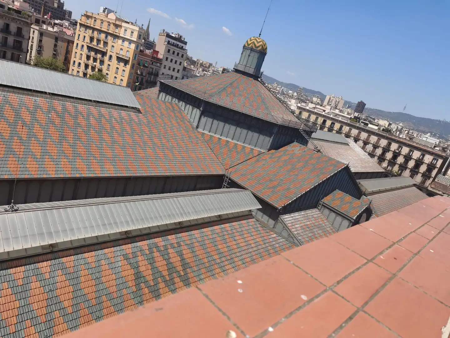 Außenansicht von Dachboden zur Miete in Barcelona mit Klimaanlage, Heizung und Terrasse