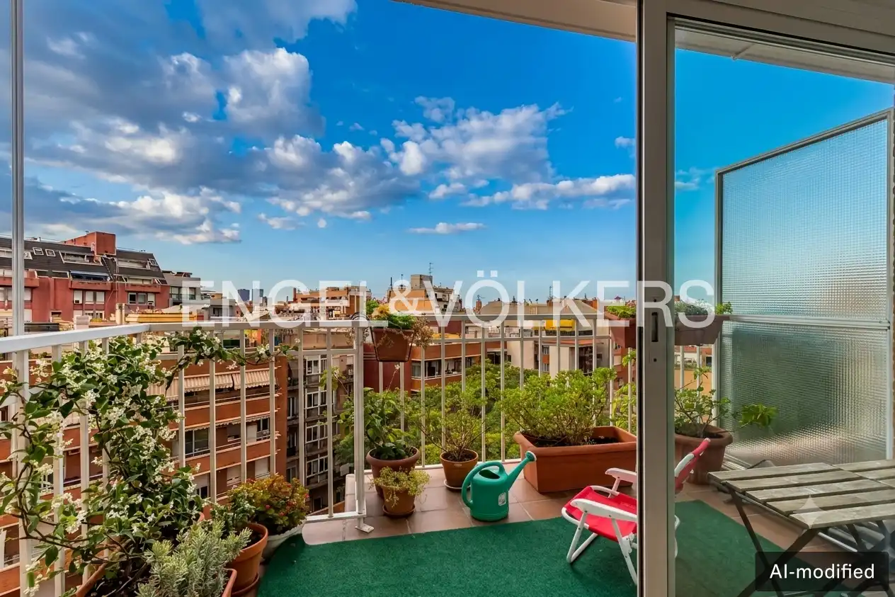 Terrassa de Àtic en venda en L'Hospitalet de Llobregat amb Calefacció, Terrassa i Moblat