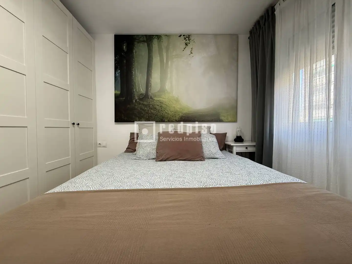 Bedroom of Flat for sale in Málaga