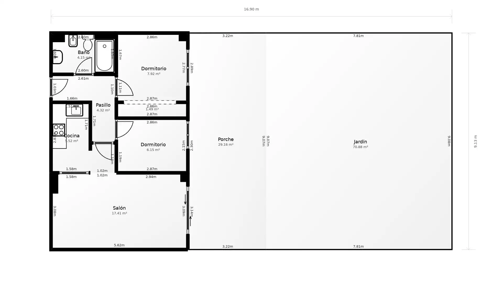 Piso en venta en Carrer de Monturiol, El Clot