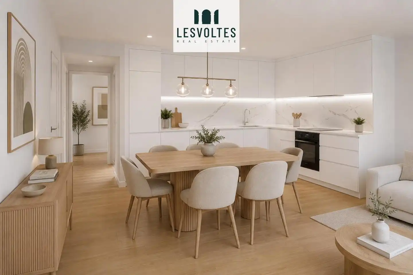 Dining room of Flat for sale in Palafrugell  with Air Conditioner, Parquet flooring and Balcony