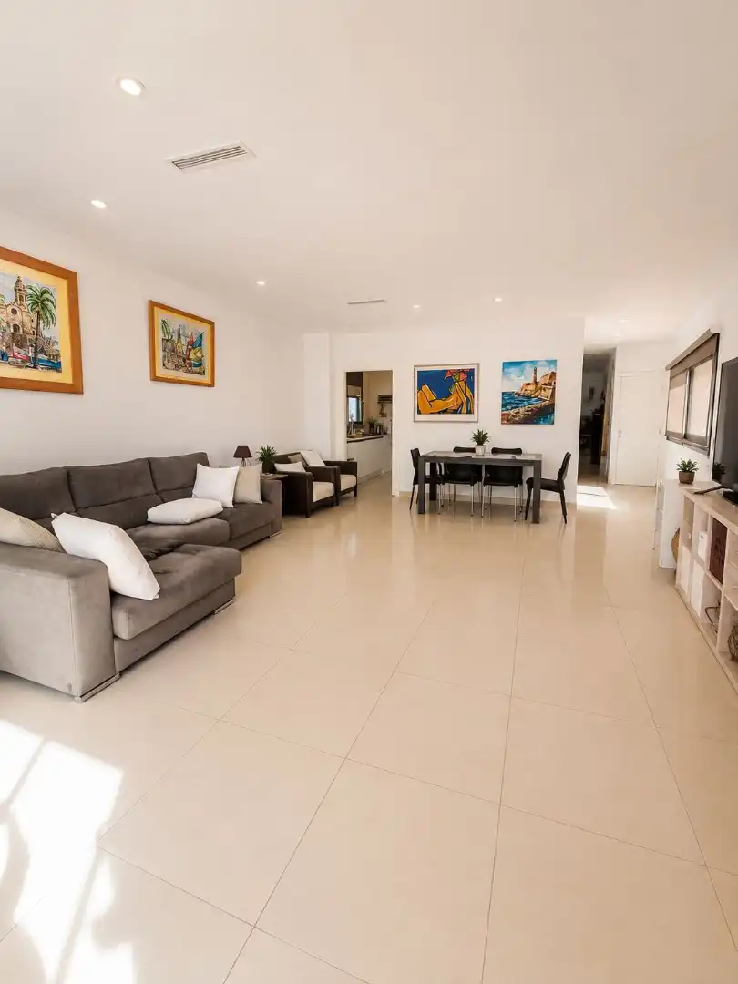 Sala de estar de Casa o chalet en venta en Sant Pere de Ribes con Aire acondicionado, Calefacción y Jardín privado