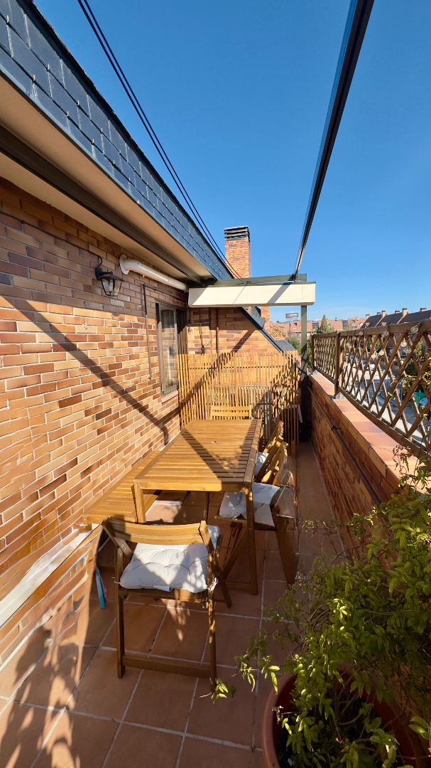 Terraza de Ático en venta en Las Rozas de Madrid con Aire acondicionado, Calefacción y Trastero