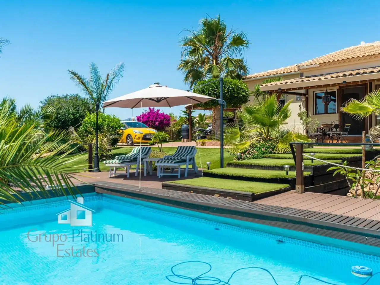 Piscina de Casa o xalet en venda en Albox amb Aire condicionat, Jardí privat i Traster