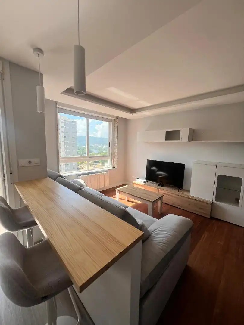 Sala de estar de Piso en venta en Ourense Capital  con Calefacción, Parquet y Horno