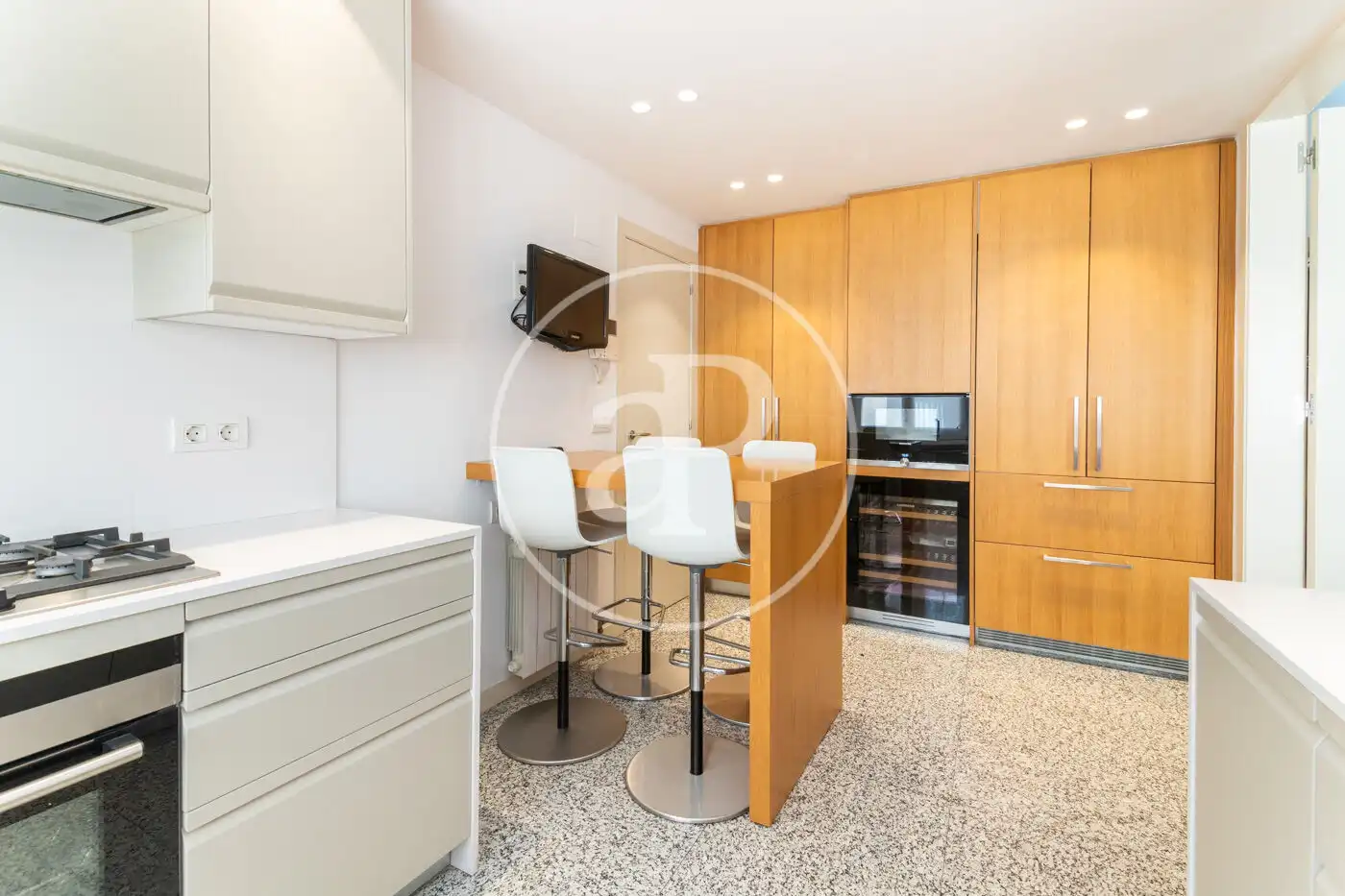 Kitchen of Flat for rent in Barcelona  with Air Conditioner, Heating and Terrace