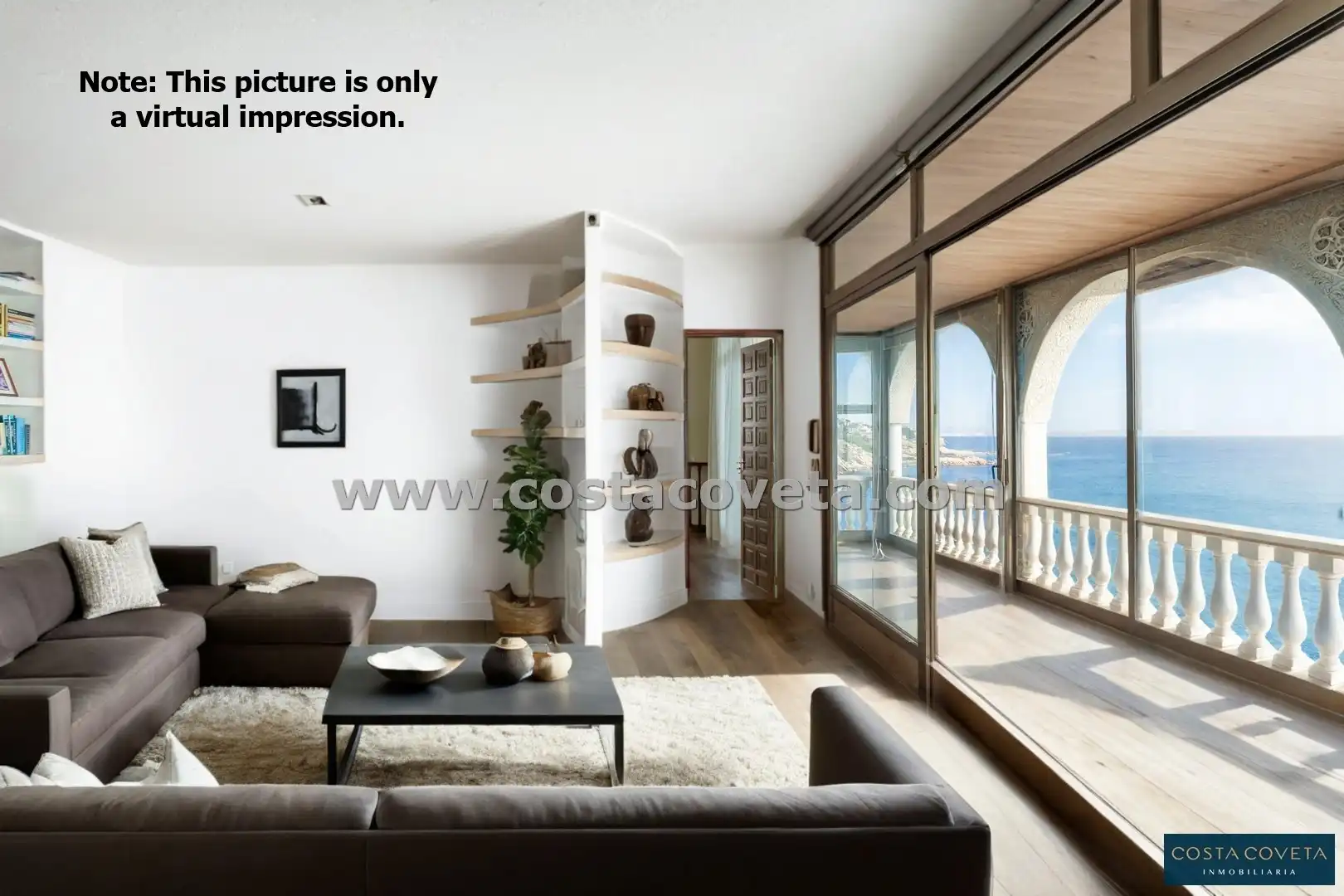 Living room of Houses for sale in El Campello  with Air Conditioner, Private garden and Terrace