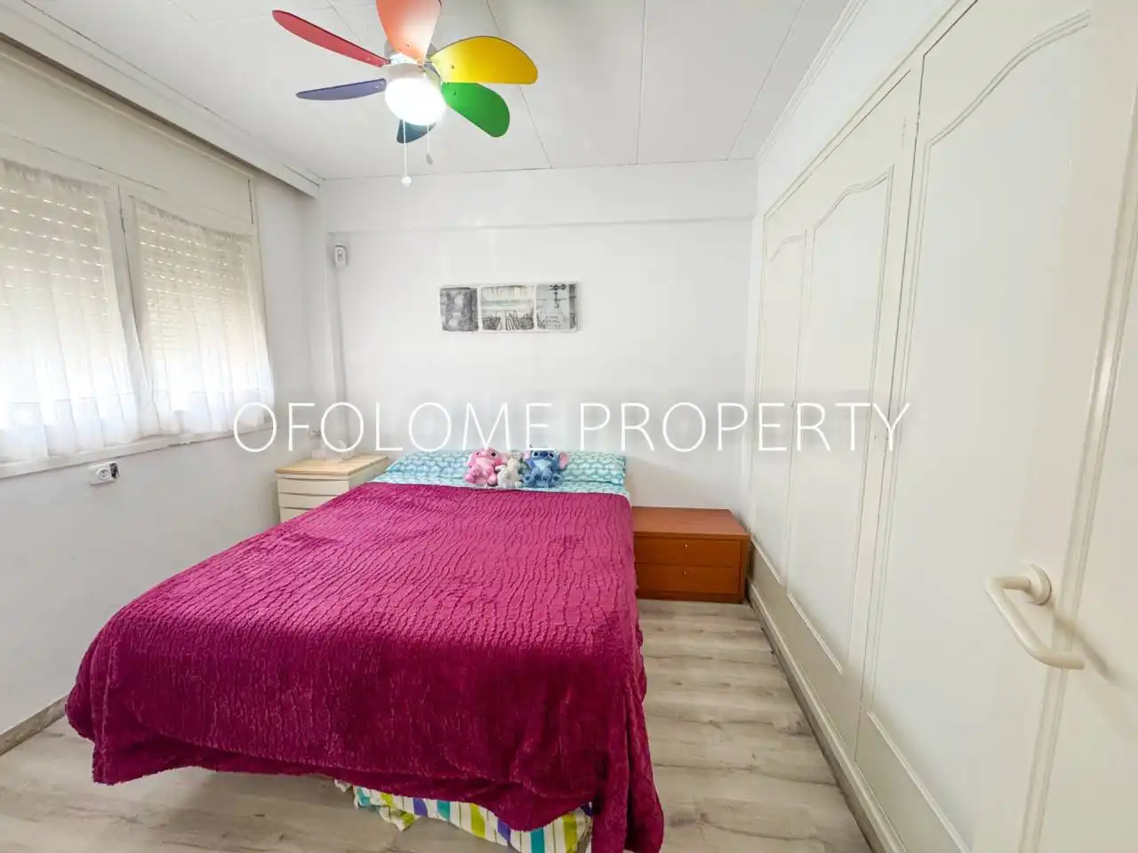 Schlafzimmer von Wohnung zum Verkauf in Salou mit Parkett, Balkon und Alarm