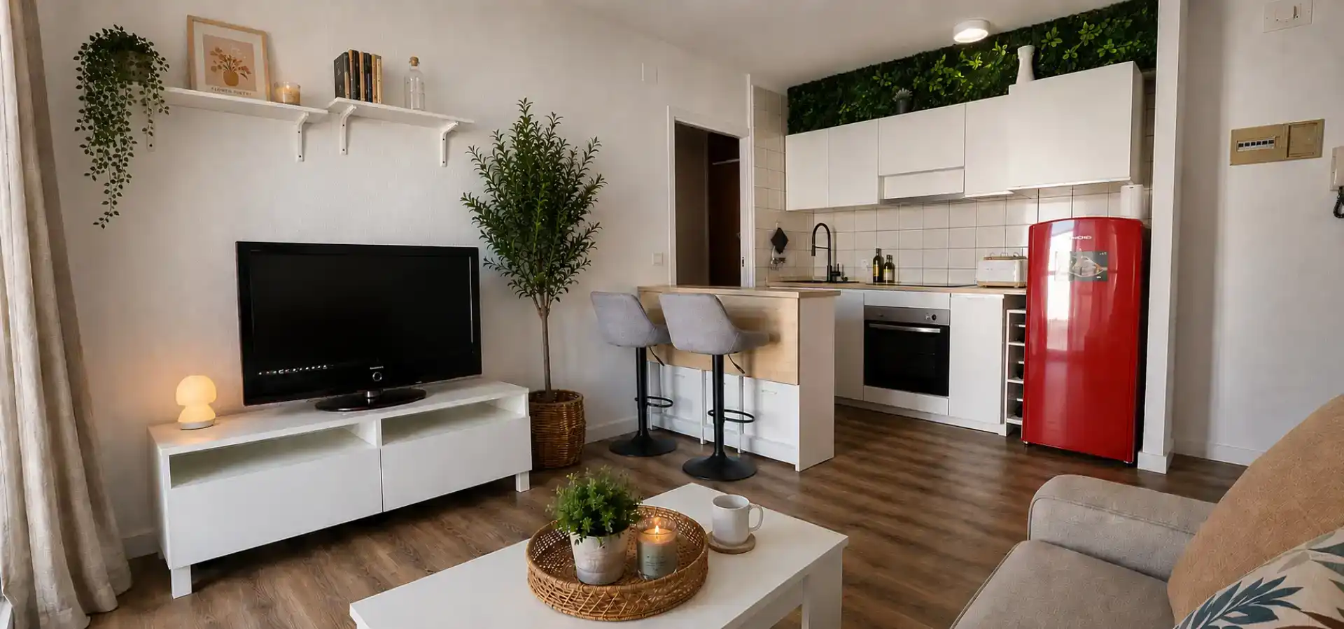 Sala de estar de Piso en venta en Empuriabrava con Balcón