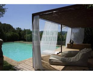 Swimming pool of Country house to rent in Cruïlles, Monells I Sant Sadurní de L'Heura  with Air Conditioner, Terrace and Swimming Pool